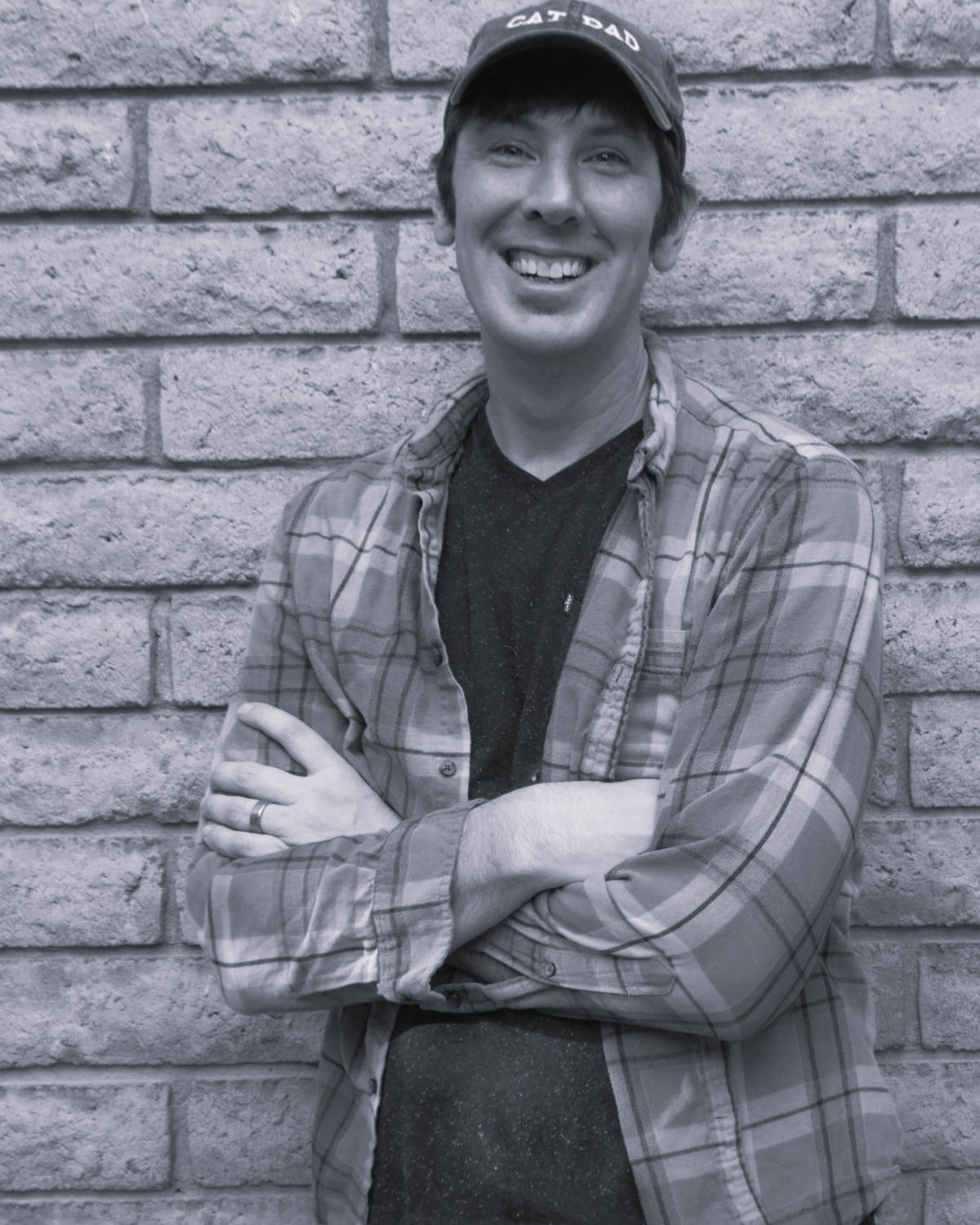 Eric Scott — black and white portrait